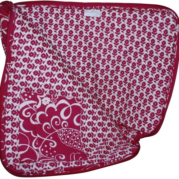 Vera Bradley Twirly Bird Pink laptop/tablet case - Picture 8 of 9